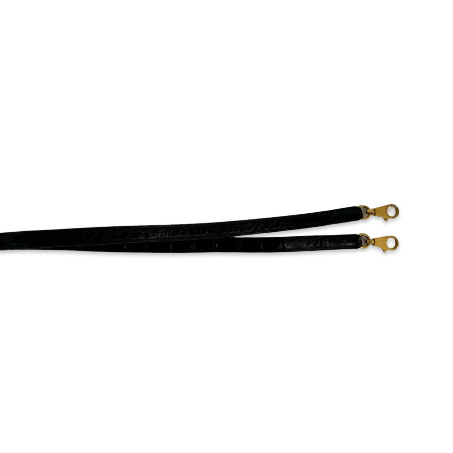 Porosus crocodile shoulder strap