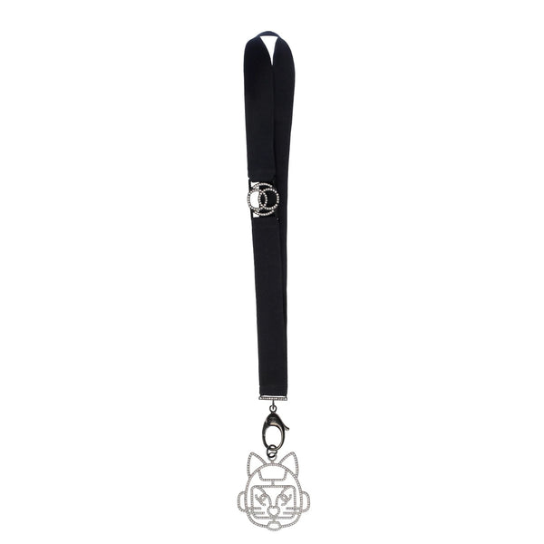 Chanel Coco Mark Robot Cat Necklace