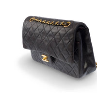 Chanel Classic Flap Medium in black lambskin leather, gold hardware – image 4