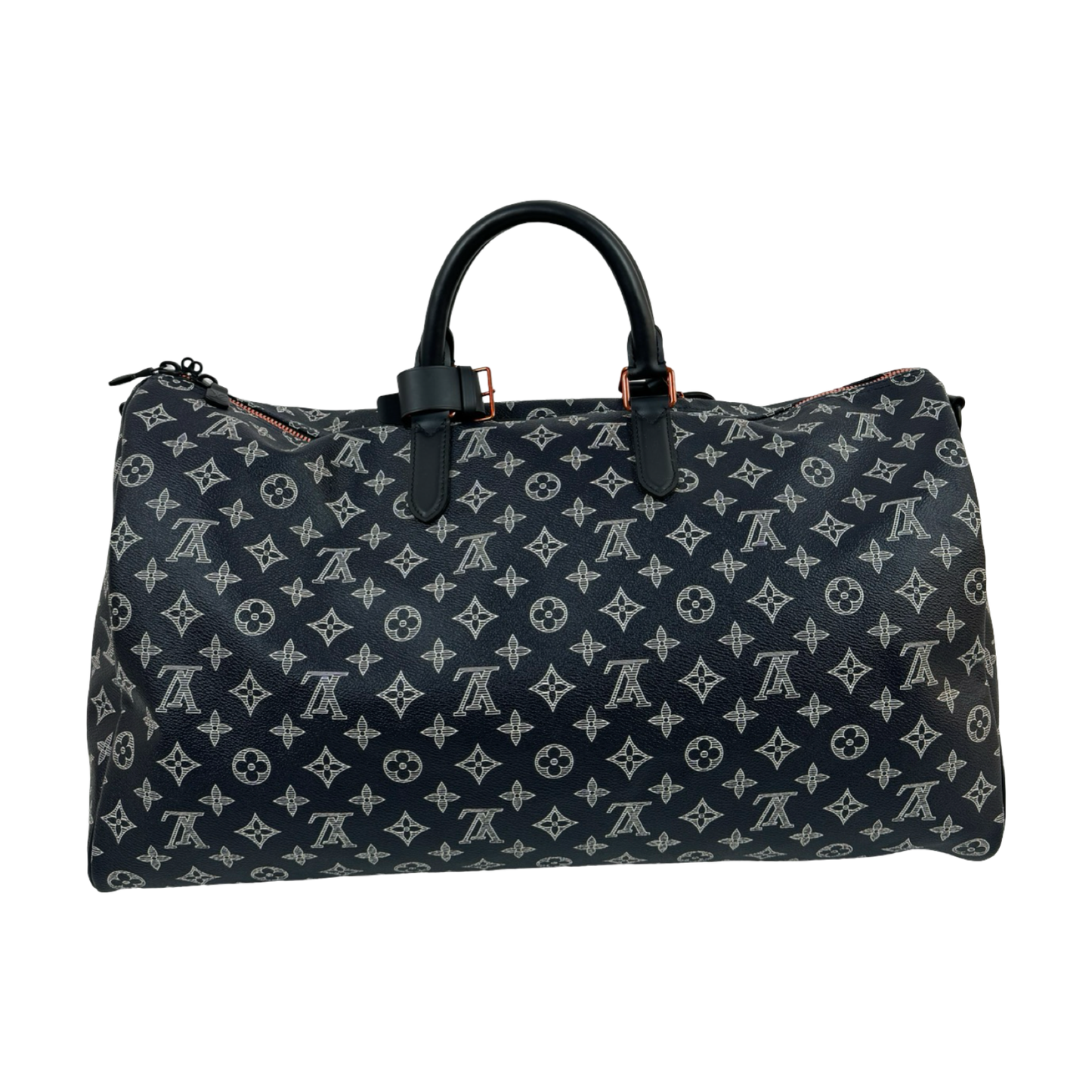 Louis Vuitton KeepAll Monogram Upside Down Navy