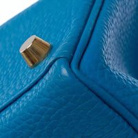 Hermès Kelly 25 in Bleu Zanzibar Togo leather, gold hardware – image 15