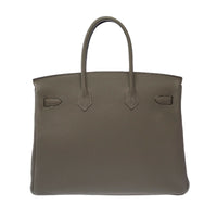 Hermès Birkin 35 in Gris Meyer Togo leather, palladium hardware – image 3