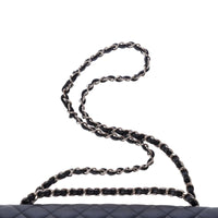 Chanel Classic Flap Maxi in black caviar leather, silver hardware – image 7