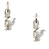 Chanel Logo Earrings
