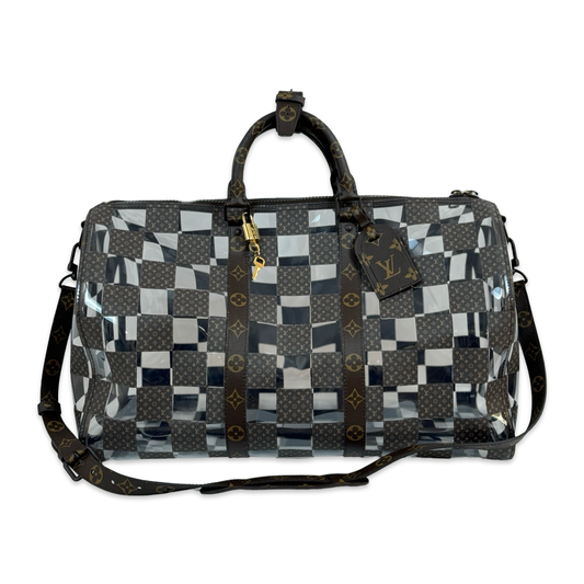 Louis Vuitton KeepAll Chess Bown/Clear Virgil Abloh