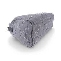 Louis Vuitton Keepall 50 Virgil Abloh in grey nylon, black hardware – image 3