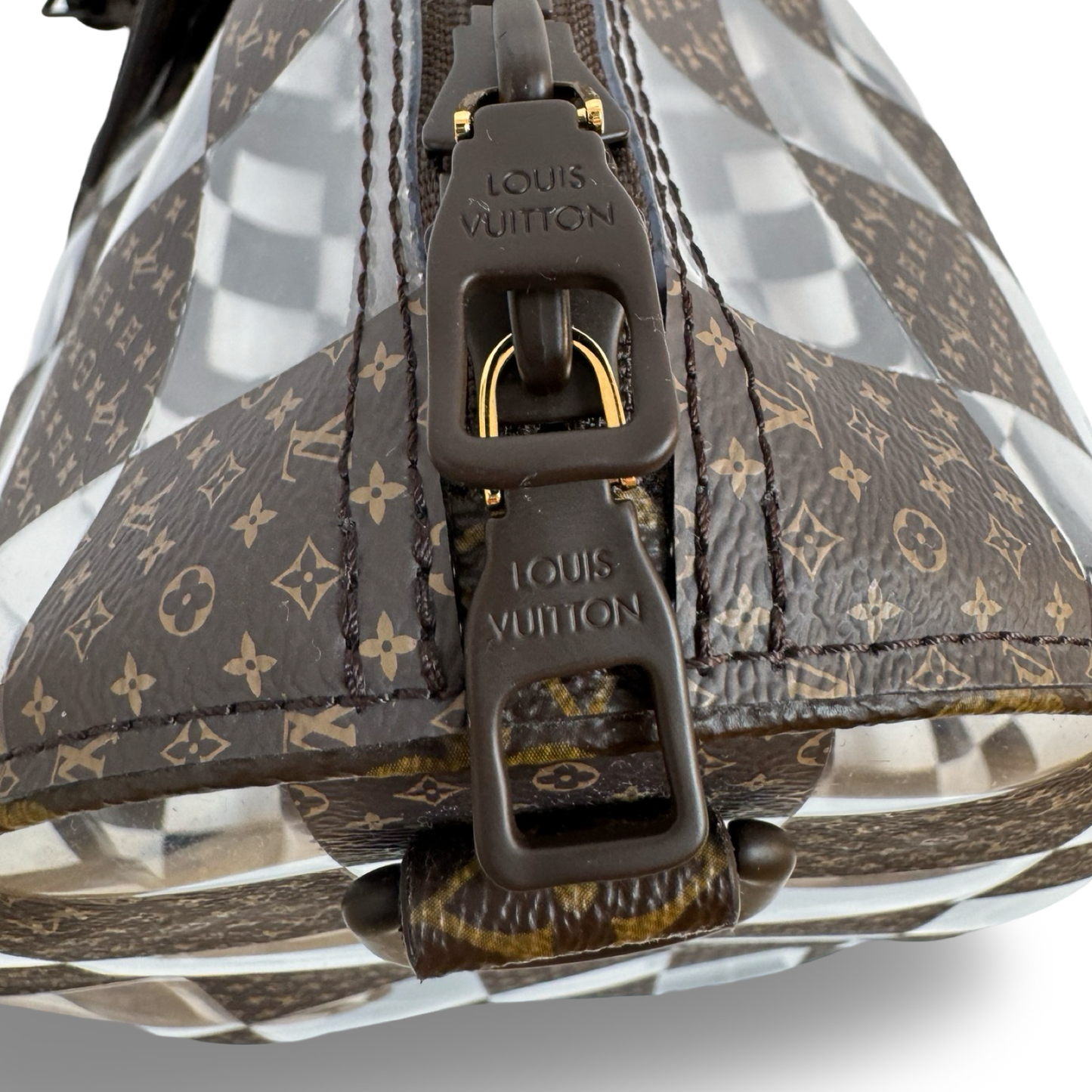 Louis Vuitton KeepAll Chess Bown/Clear Virgil Abloh