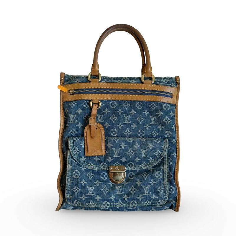 Louis Vuitton Monogram Denim Sac Plat