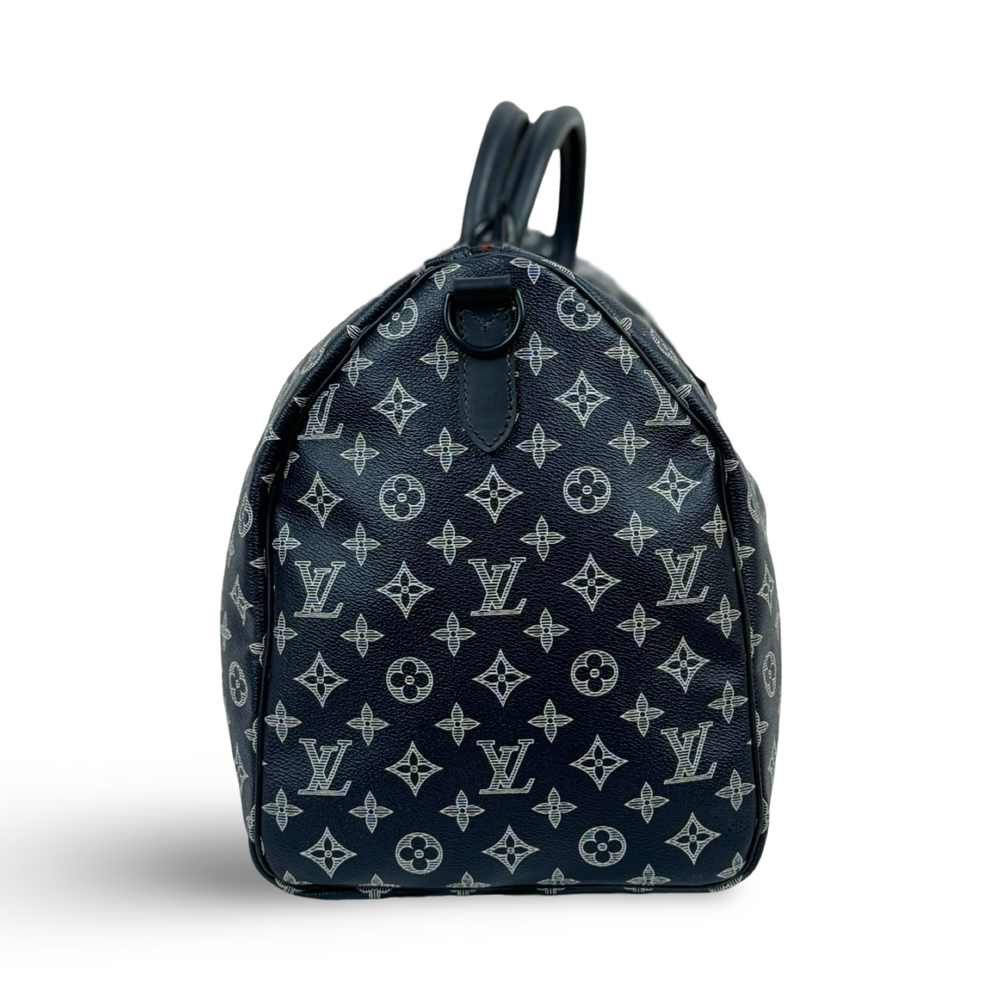 Louis Vuitton KeepAll Monogram Upside Down Navy