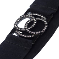 Chanel Coco Mark Robot Cat Necklace in black metal and crystal – image 3