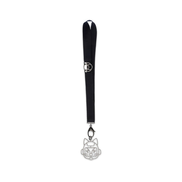 Chanel Coco Mark Robot Cat Necklace