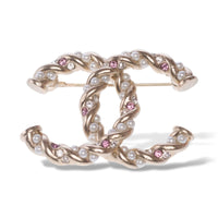 Chanel CC Pearl Brooch