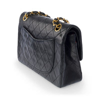 Chanel Classic Flap Small in black lambskin leather, gold hardware – image 5