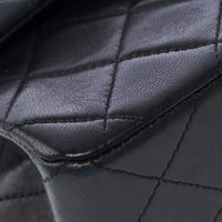 Chanel Classic Flap Small in black lambskin leather, gold hardware – image 16