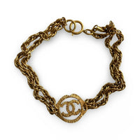 Chanel vintage CC Choker chain 24k gold-plated - View 1