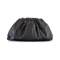 Bottega Veneta The Pouch in black nappa leather, silver hardware – image 1
