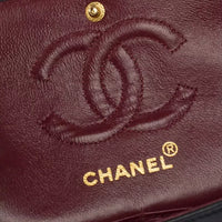 Chanel Classic Flap Small in black lambskin leather, gold hardware – image 6