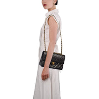 Chanel Classic Flap Small in black lambskin leather, gold hardware – image 18