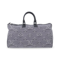 Louis Vuitton Keepall 50 Virgil Abloh in grey nylon, black hardware – image 1