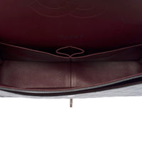 Chanel Classic Flap Maxi in black caviar leather, silver hardware – image 11