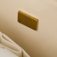 Chanel Classic Flap Small in white caviar leather, light gold hardware – image 8