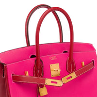 Hermès Birkin 30 in pink Epsom leather, brushed gold hardware – image 6