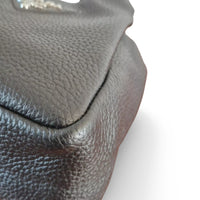 Prada Mini Tote in black leather, silver hardware – image 9
