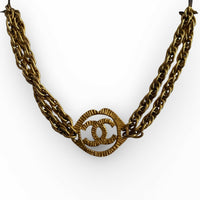 Chanel vintage CC Choker chain 24k gold-plated - View 2