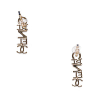 Chanel Logo Earrings