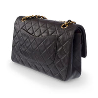 Chanel Classic Flap Medium in black lambskin leather, gold hardware – image 5