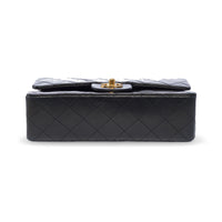 Chanel Classic Flap Small in black lambskin leather, gold hardware – image 14