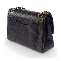 Chanel Classic Flap Small in black lambskin leather, gold hardware – image 5