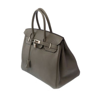 Hermès Birkin 35 in Gris Meyer Togo leather, palladium hardware – image 4
