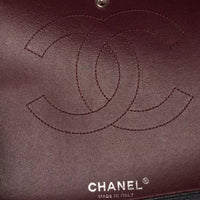 Chanel Classic Flap Maxi in black caviar leather, silver hardware – image 10