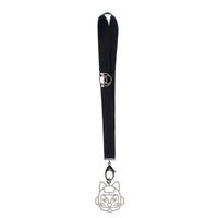 Chanel Coco Mark Robot Cat Necklace in black metal and crystal – image 1