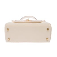 Hermès Kelly 25 in Craie Togo leather, gold hardware – image 6