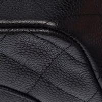 Chanel Classic Flap Jumbo in black caviar leather, silver hardware – image 16