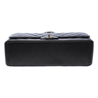 Chanel Classic Flap Maxi in black caviar leather, silver hardware – image 6