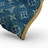 Louis Vuitton Monogram Denim Sac Plat - View 12