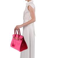 Hermès Birkin 30 in pink Epsom leather, brushed gold hardware – image 15