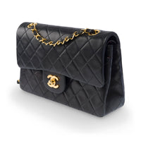 Chanel Classic Flap Small in black lambskin leather, gold hardware – image 4