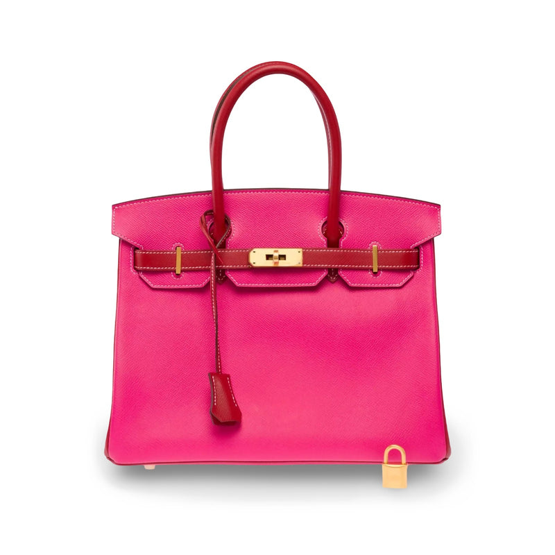 Hermès Birkin 30 in pink Epsom leather, brushed gold hardware – image 1