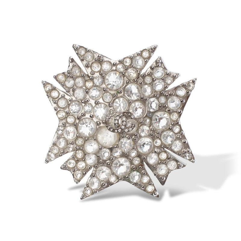 Chanel Maltese Cross Brooch